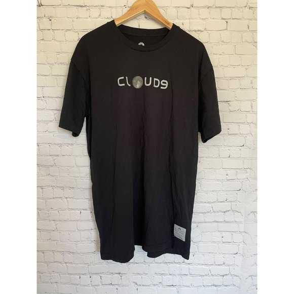 Men's Black Cloud9 T-shirt Size XL - Picture 1 of 4